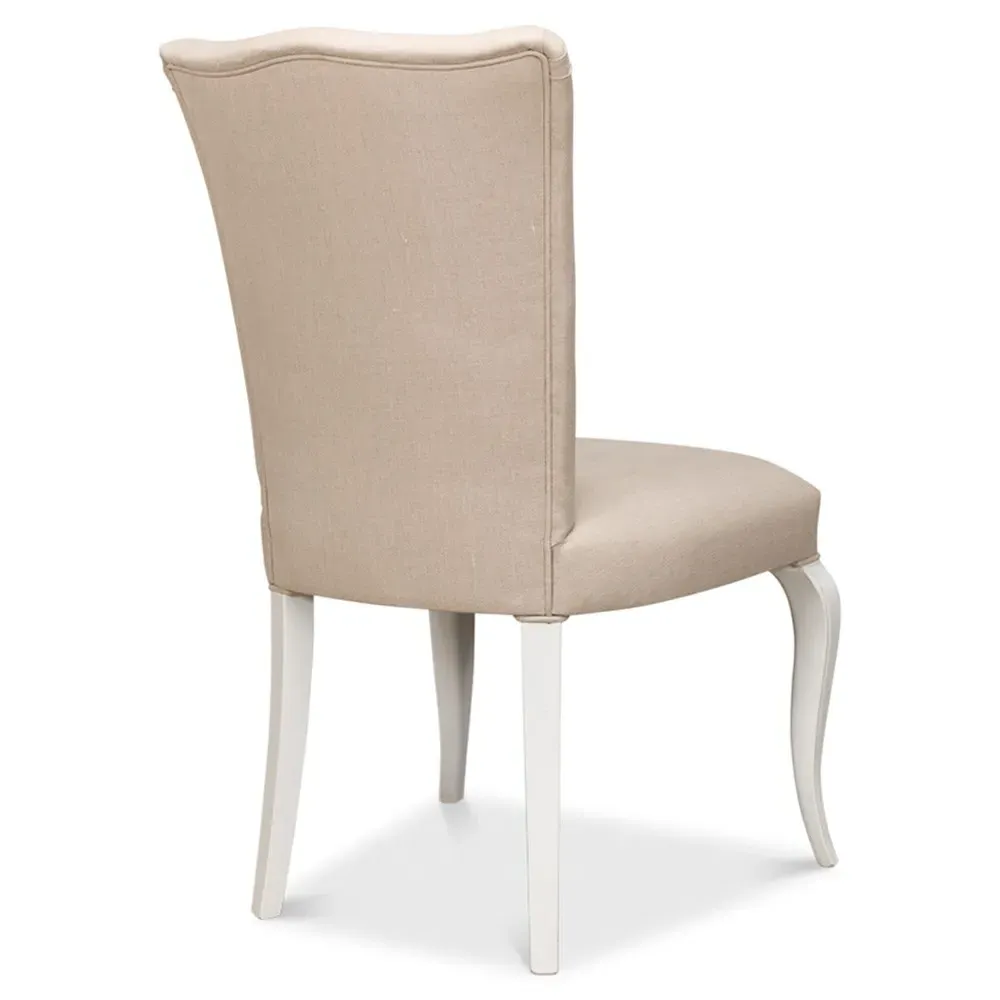 Amber Dining Chair - Beige, Linen