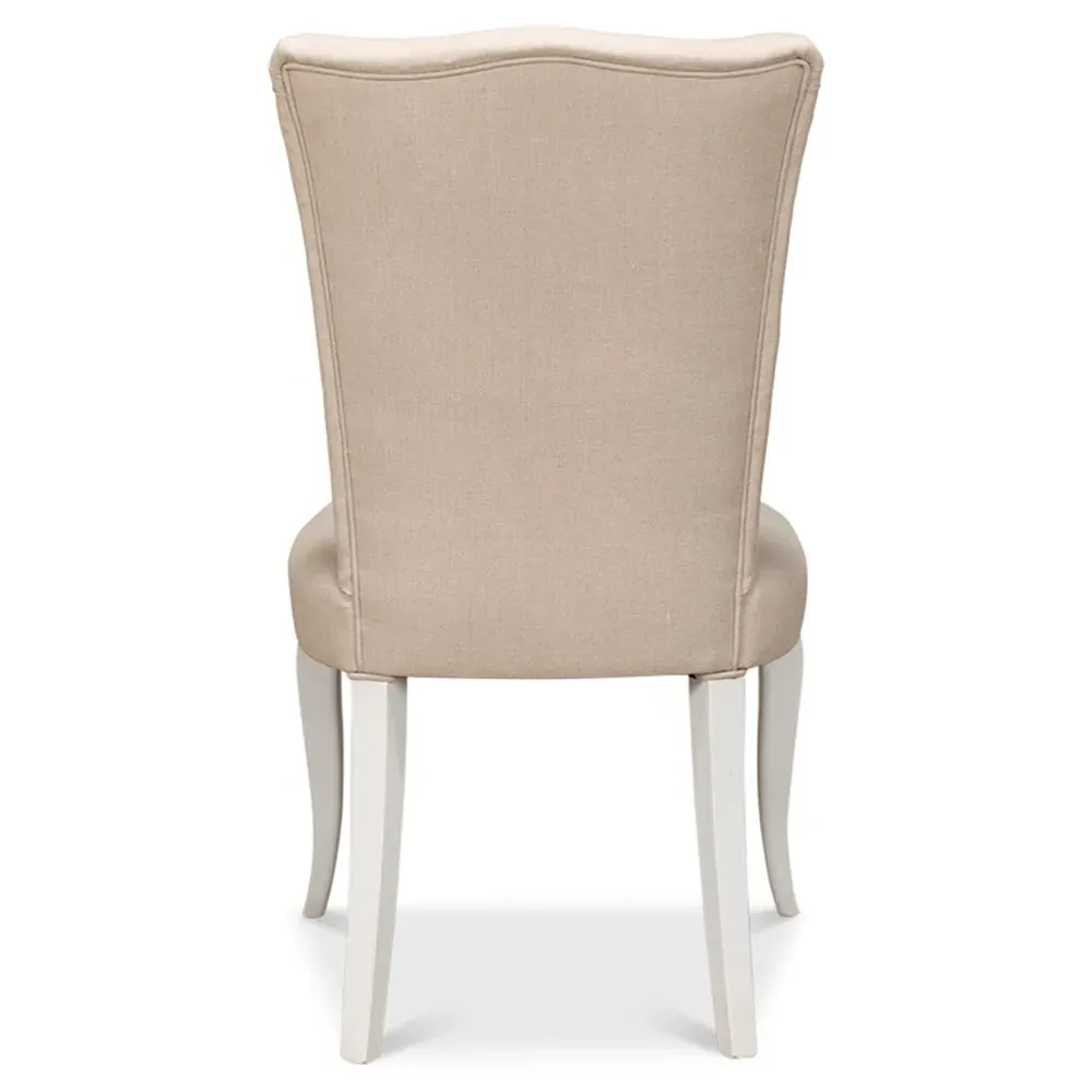 Amber Dining Chair - Beige, Linen