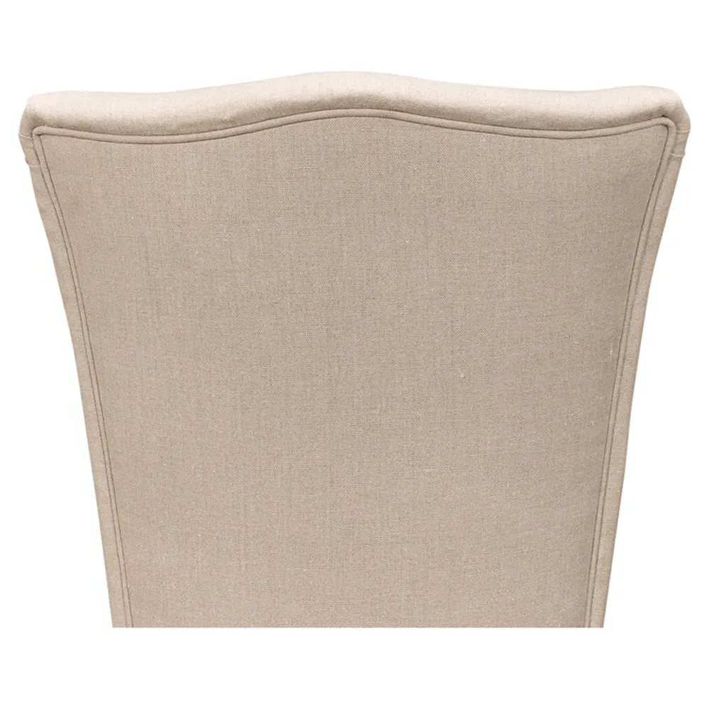 Amber Dining Chair - Beige, Linen