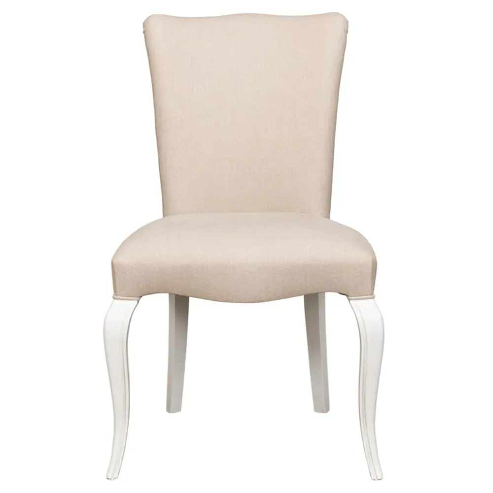 Amber Dining Chair - Beige, Linen