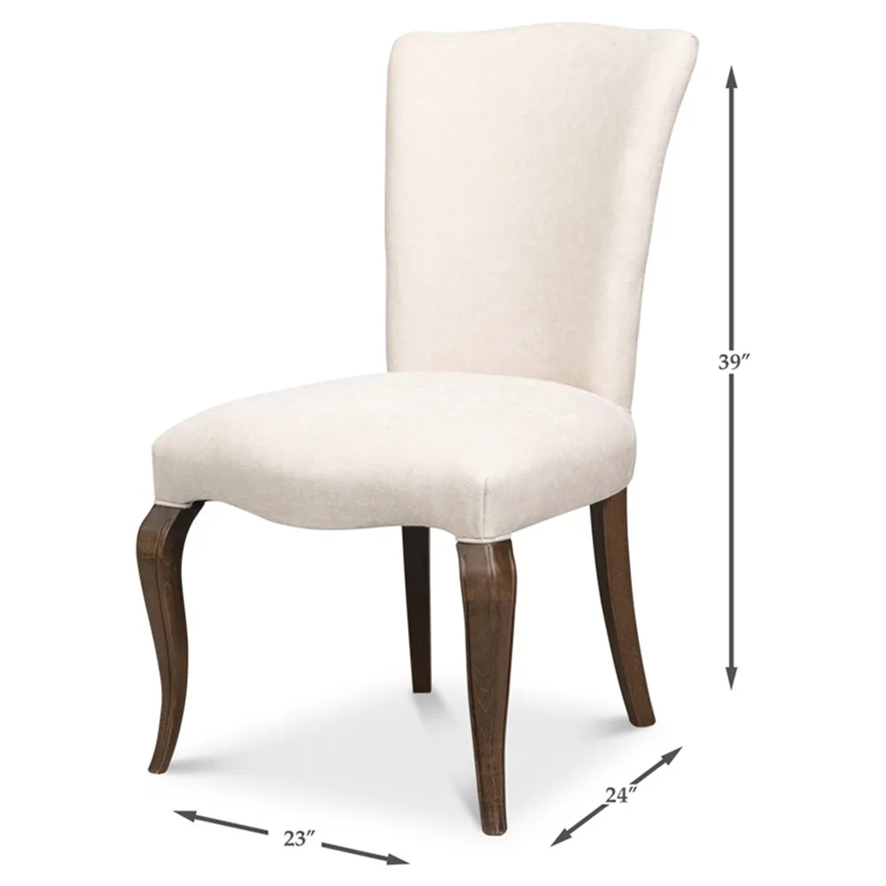 Amber Dining Chair - Cream, Linen
