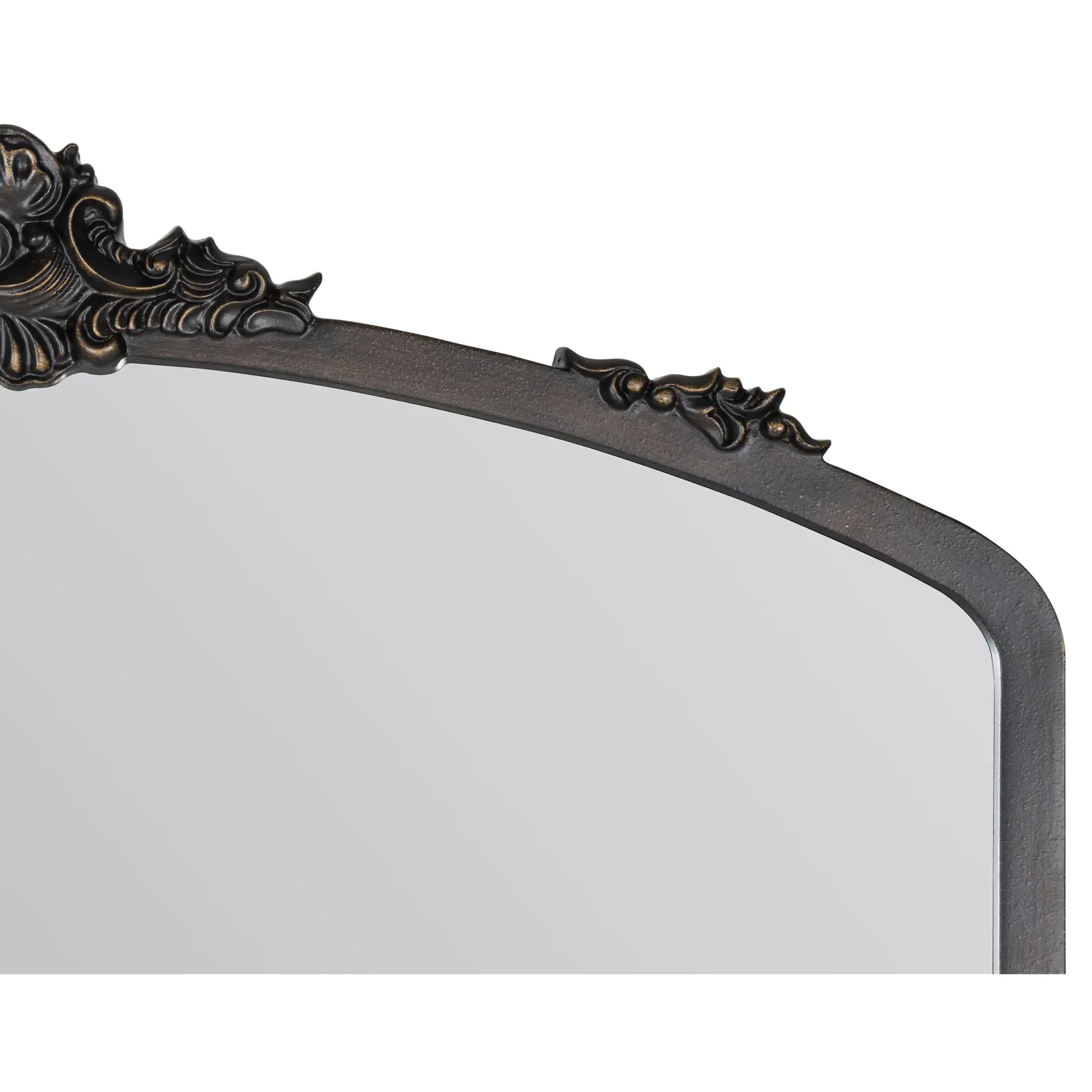 Ambrose Ornate Wall Mirror - Oil Rubbed Bronze, Metal