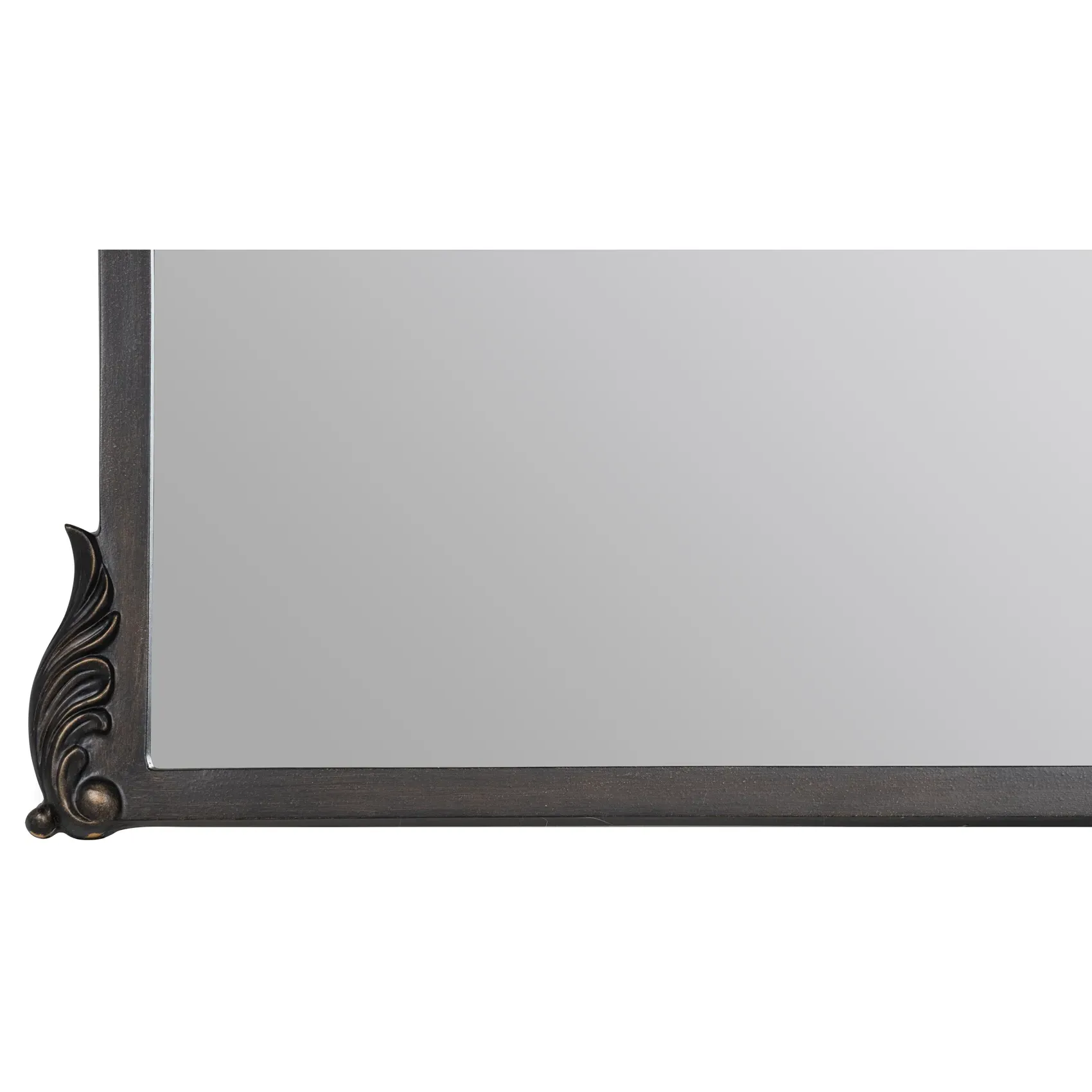 Ambrose Ornate Wall Mirror - Oil Rubbed Bronze, Metal