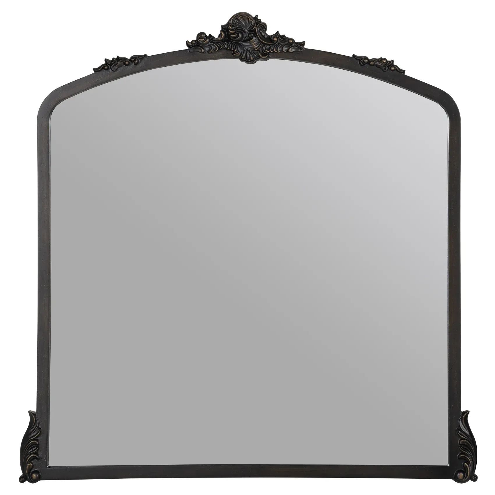 Ambrose Ornate Wall Mirror - Oil Rubbed Bronze, Metal image
