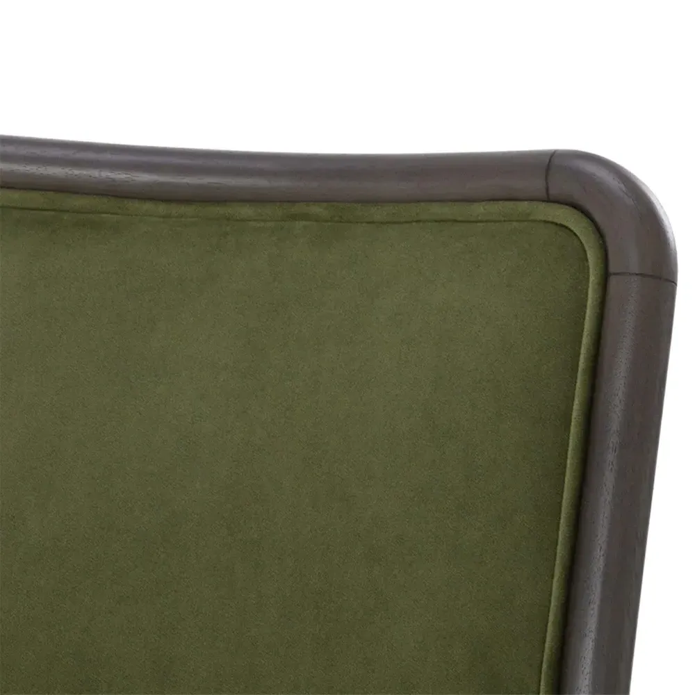 Ambrosia Dining Side Chair Set of 2 - Olive, Velvet