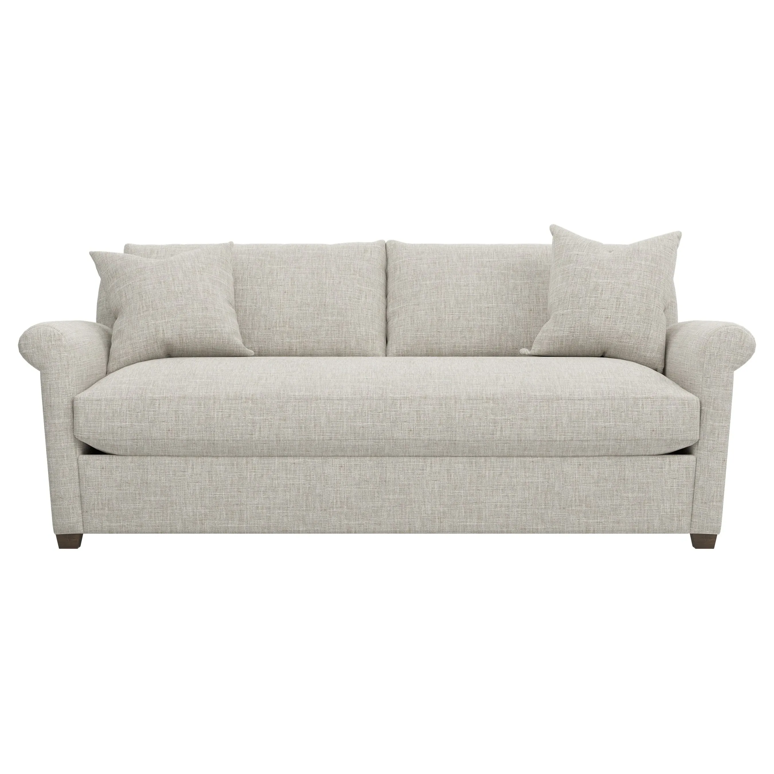 Ameerah Bench Cushion Sofa - Fog image
