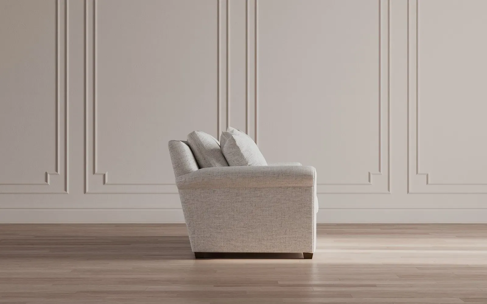 Ameerah Bench Cushion Sofa - Sand