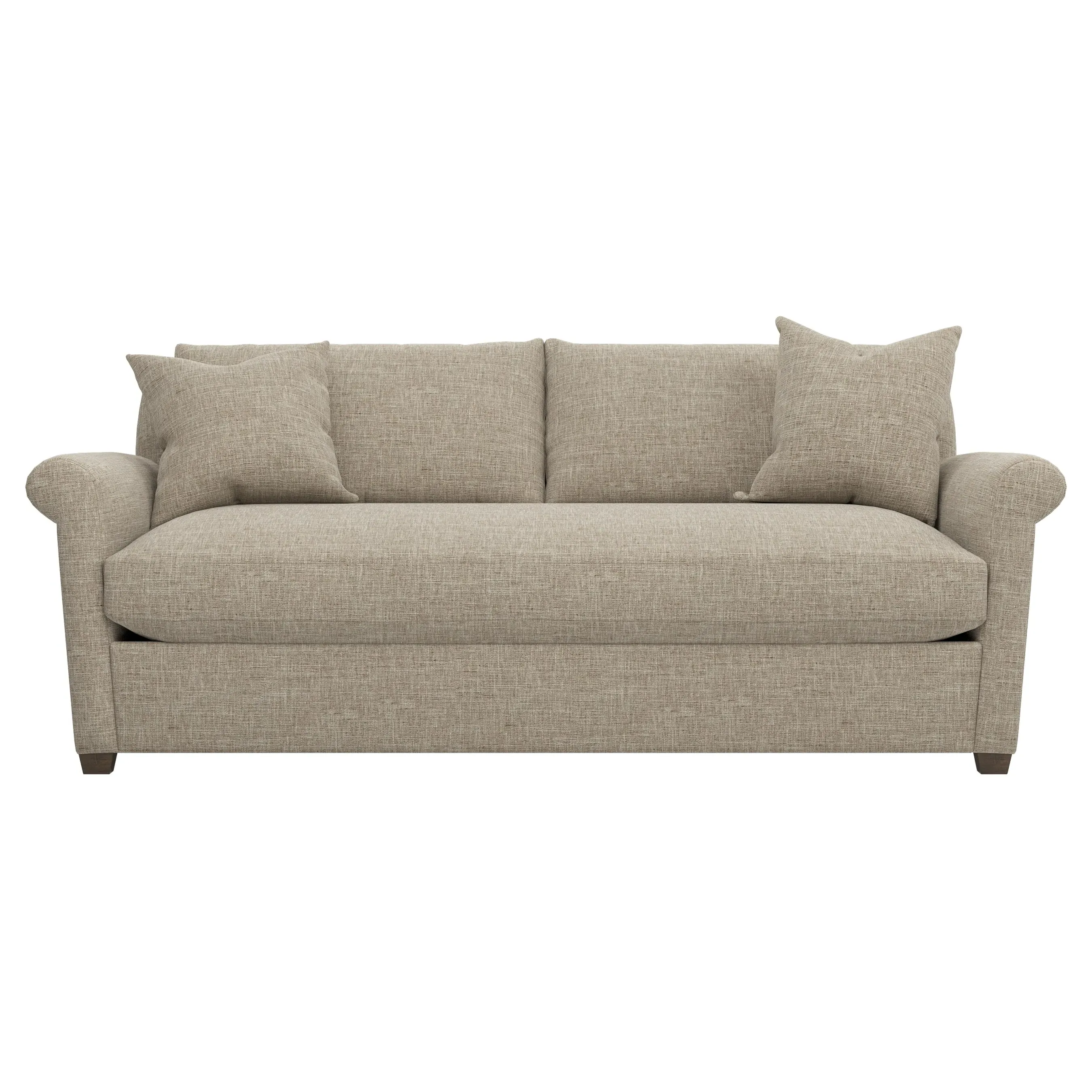 Ameerah Bench Cushion Sofa - Sand