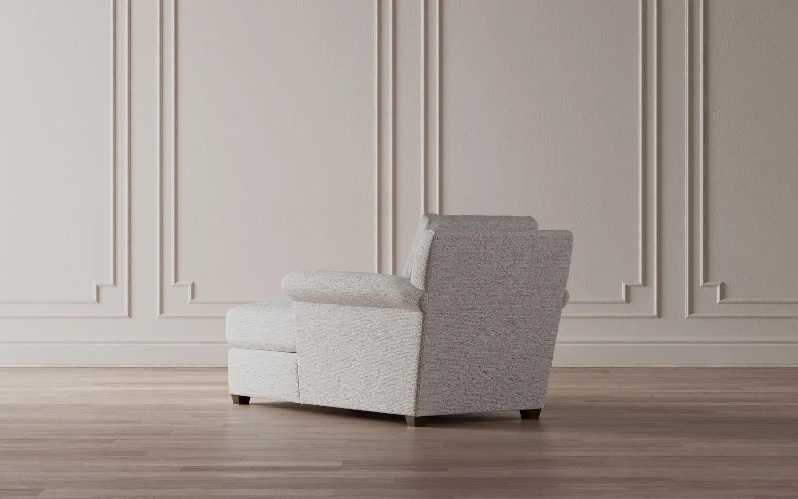 Ameerah Chaise Lounge - French Blue, Velvet