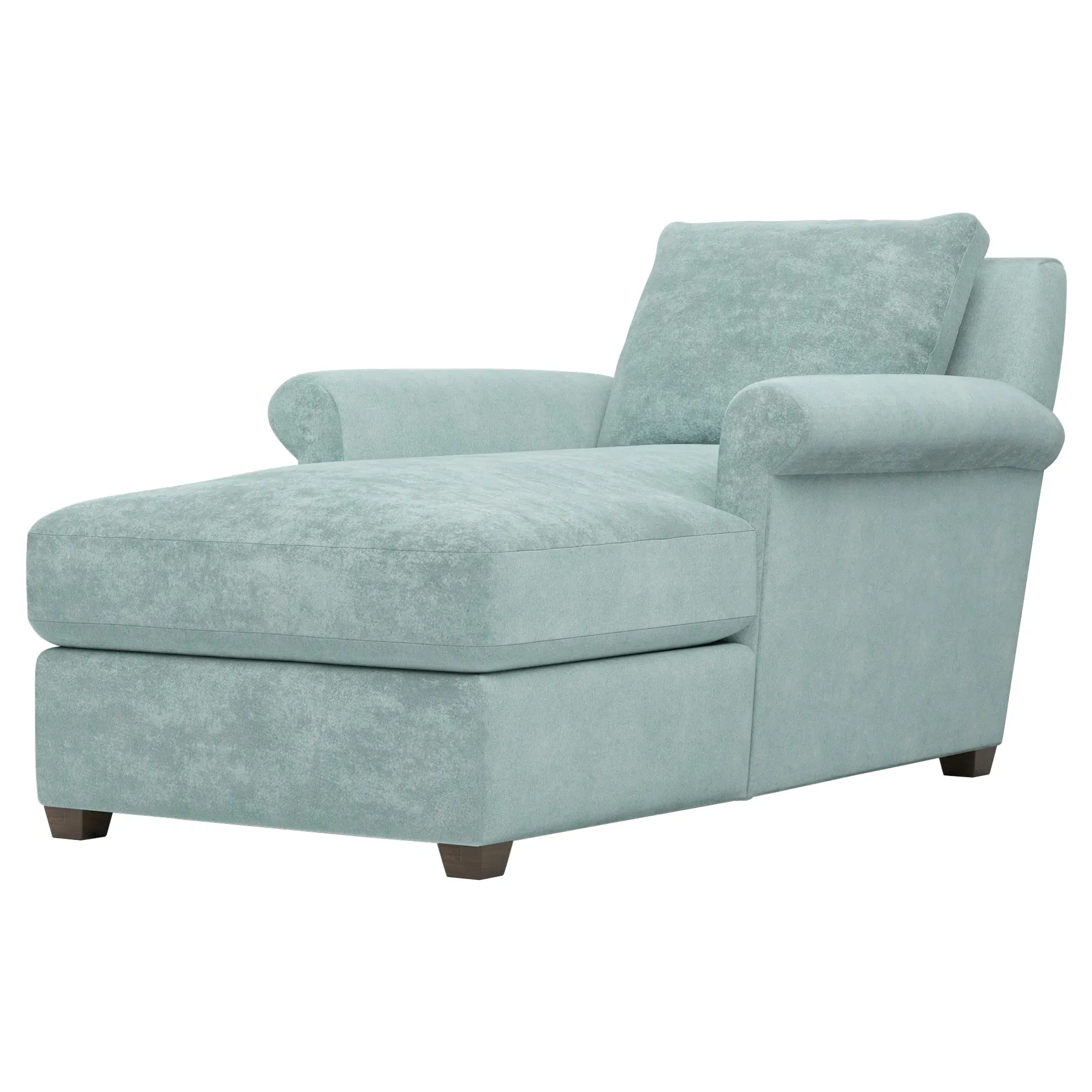 Ameerah Chaise Lounge - French Blue, Velvet image