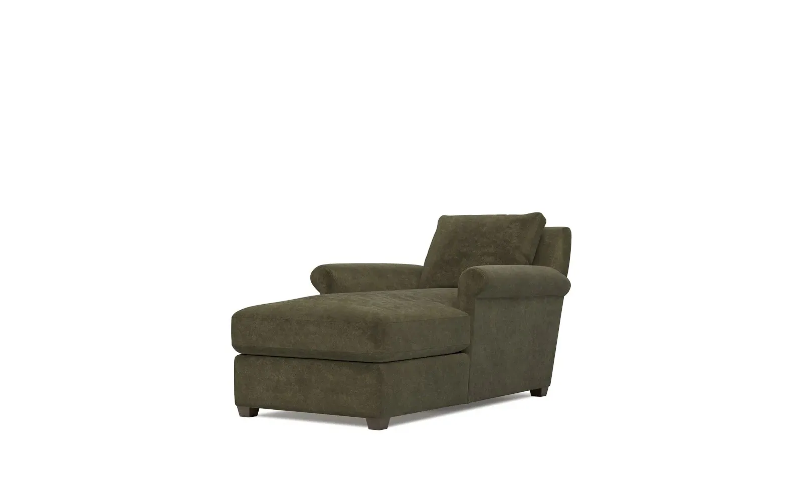 Ameerah Chaise Lounge - Tuscan Olive, Velvet
