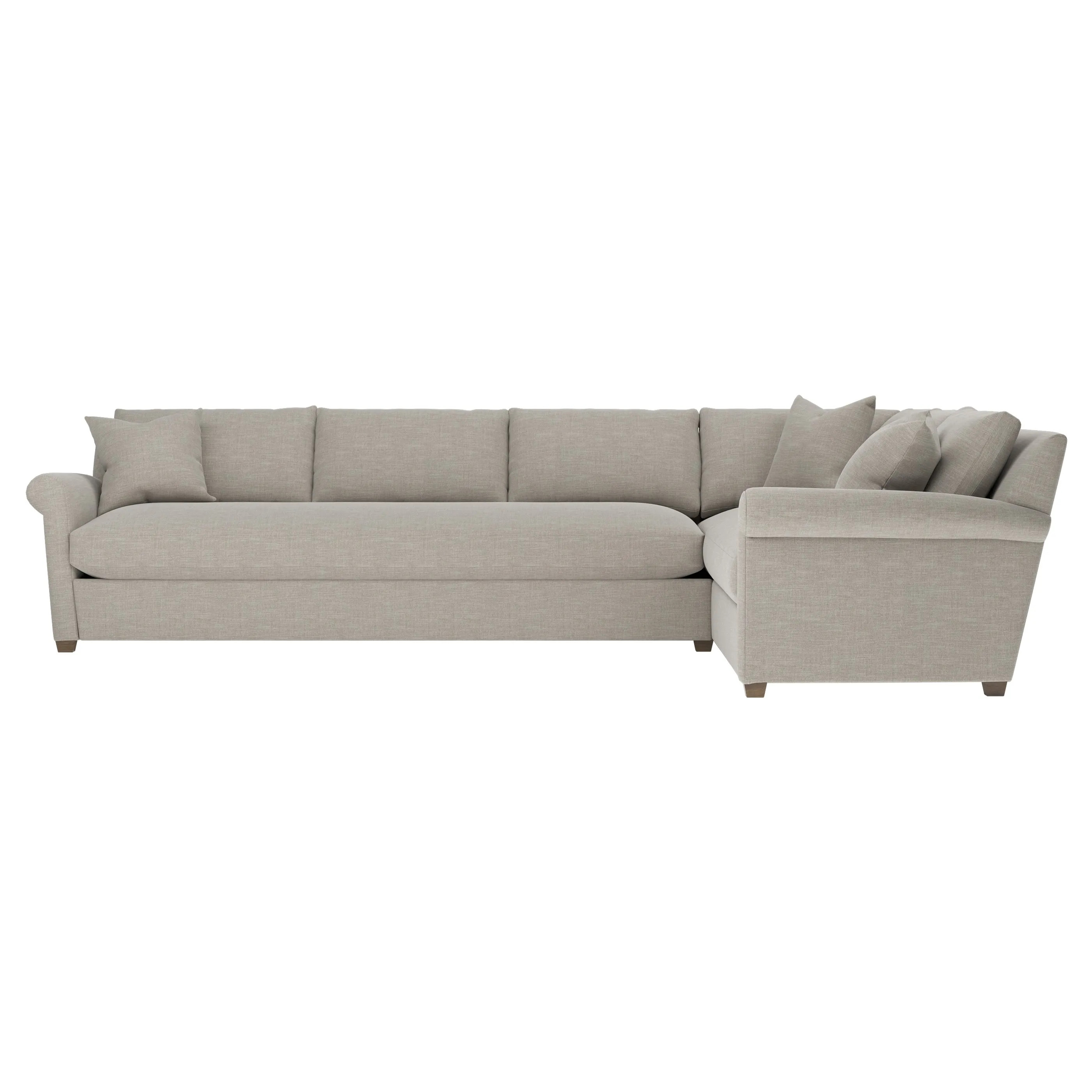 Ameerah Corner Sectional Left End - Dove