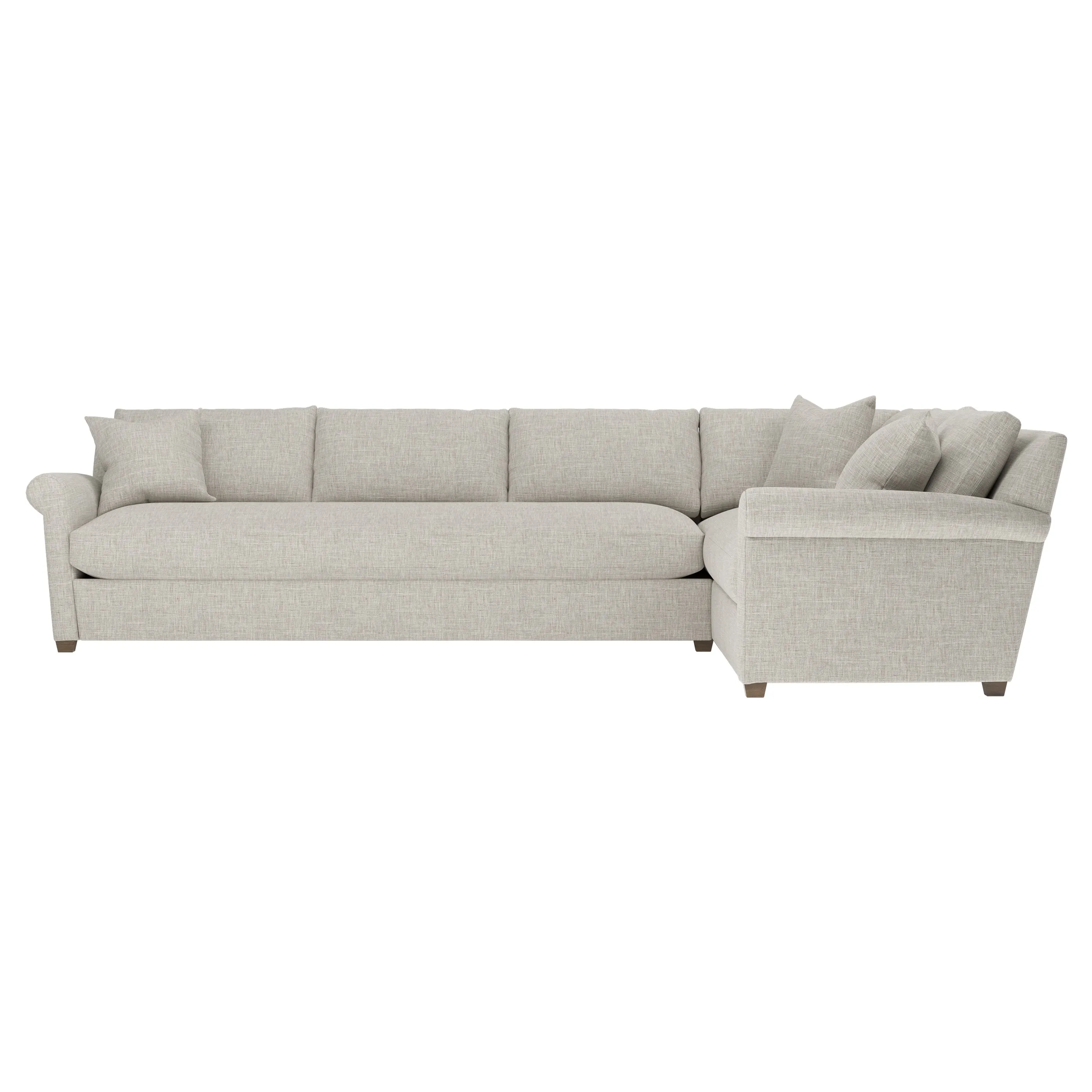 Ameerah Corner Sectional Left End - Fog image