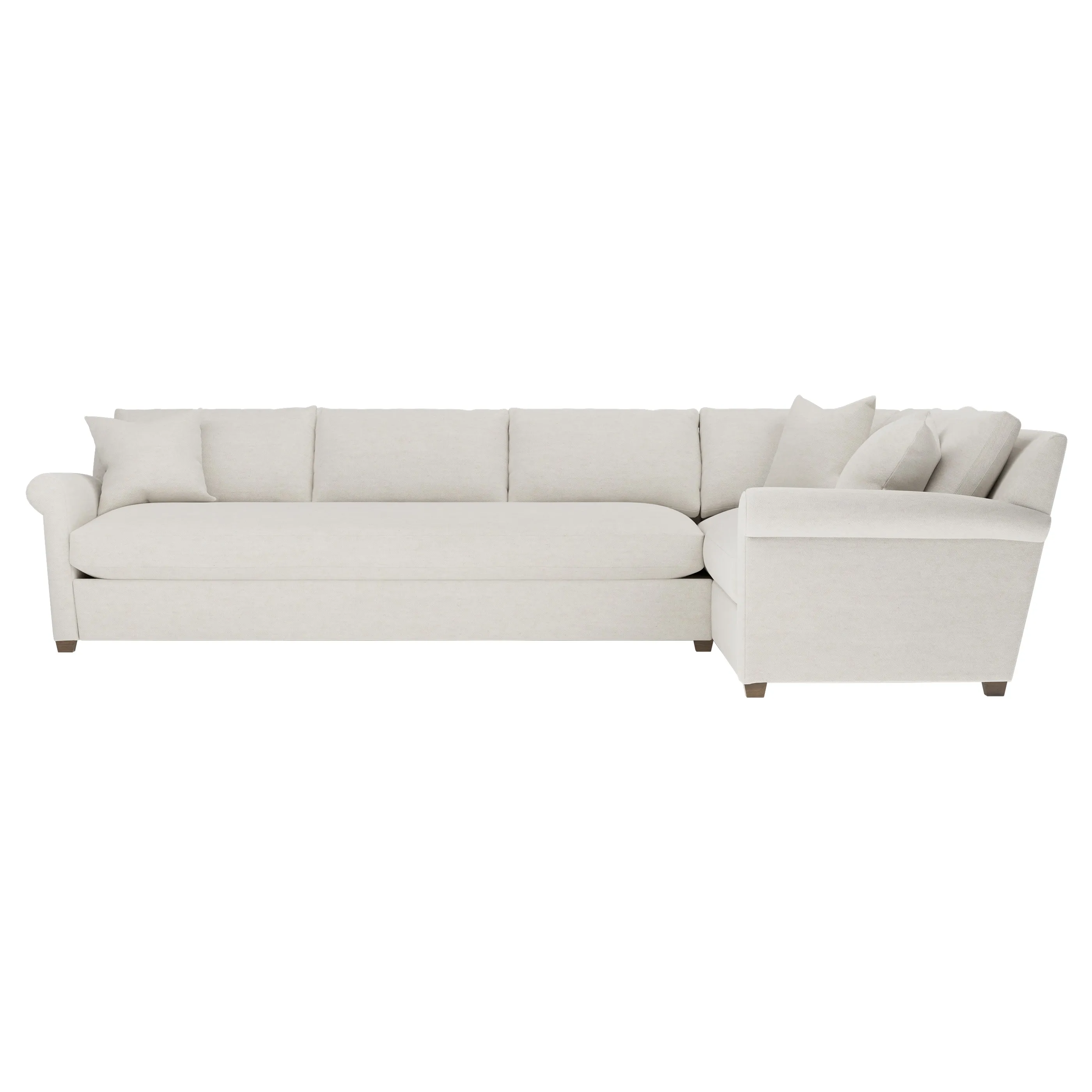 Ameerah Corner Sectional Left End - Pearl