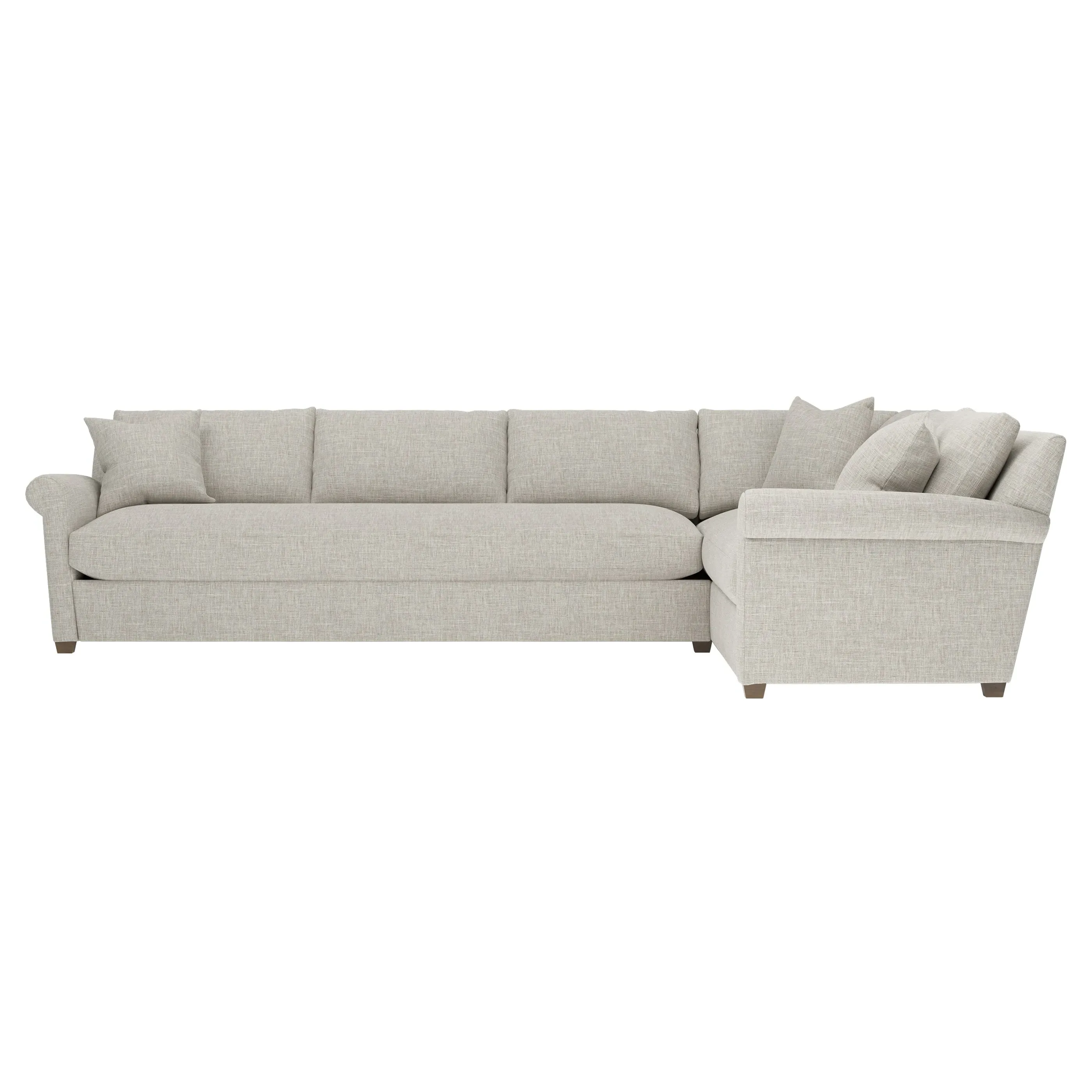 Ameerah Corner Sectional Right End - Fog