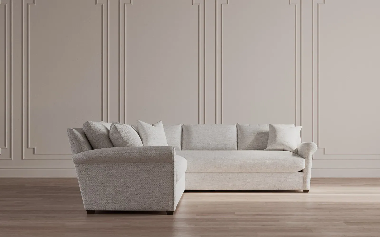 Ameerah Corner Sectional Right End - Pearl