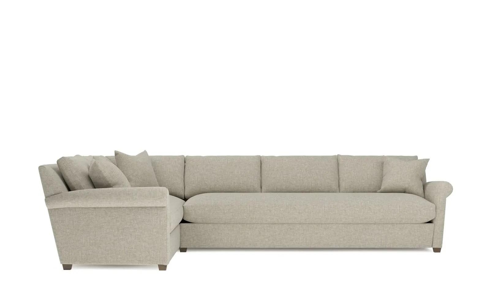 Ameerah L-Shaped Corner Sectional - Baby Fawn