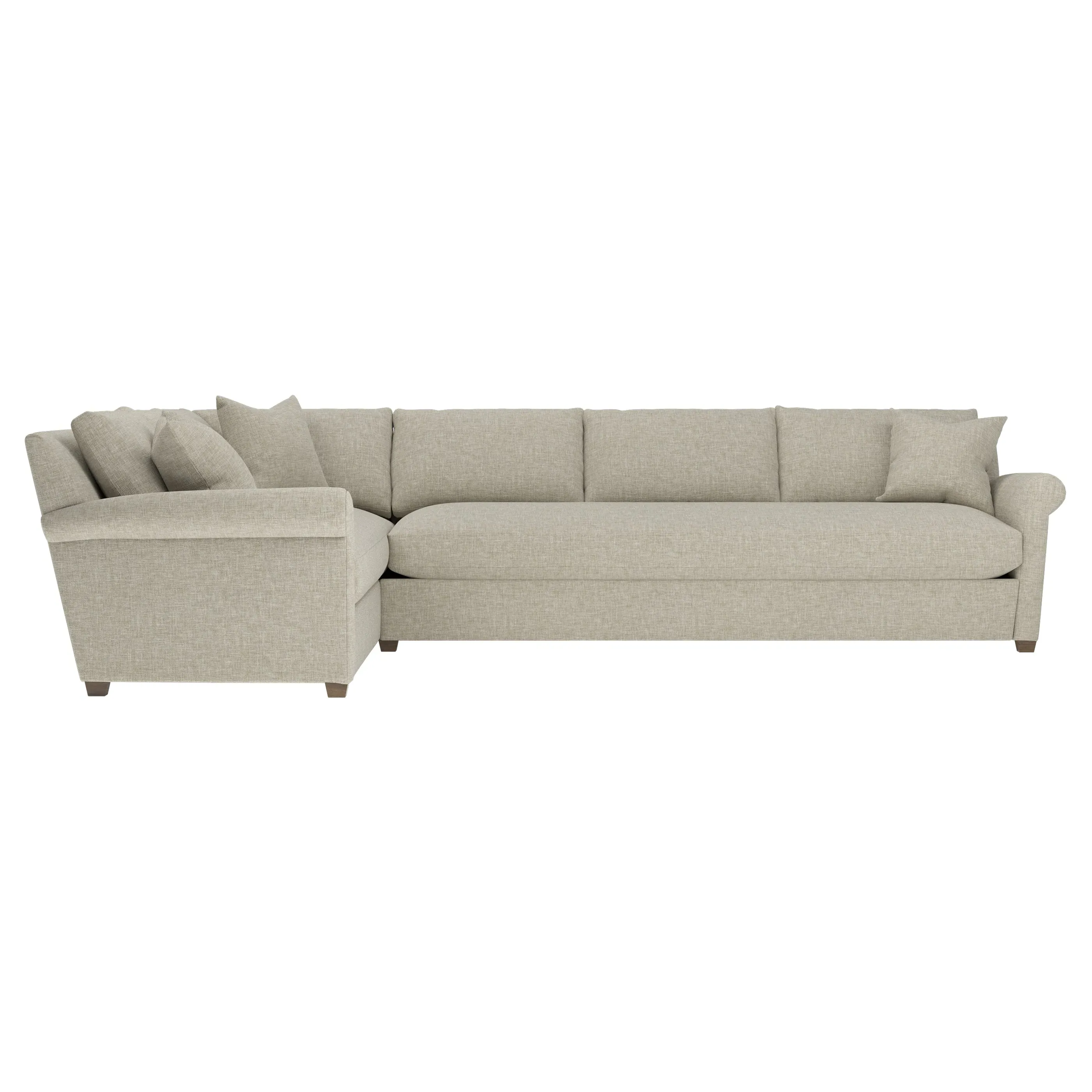 Ameerah L-Shaped Corner Sectional - Baby Fawn image