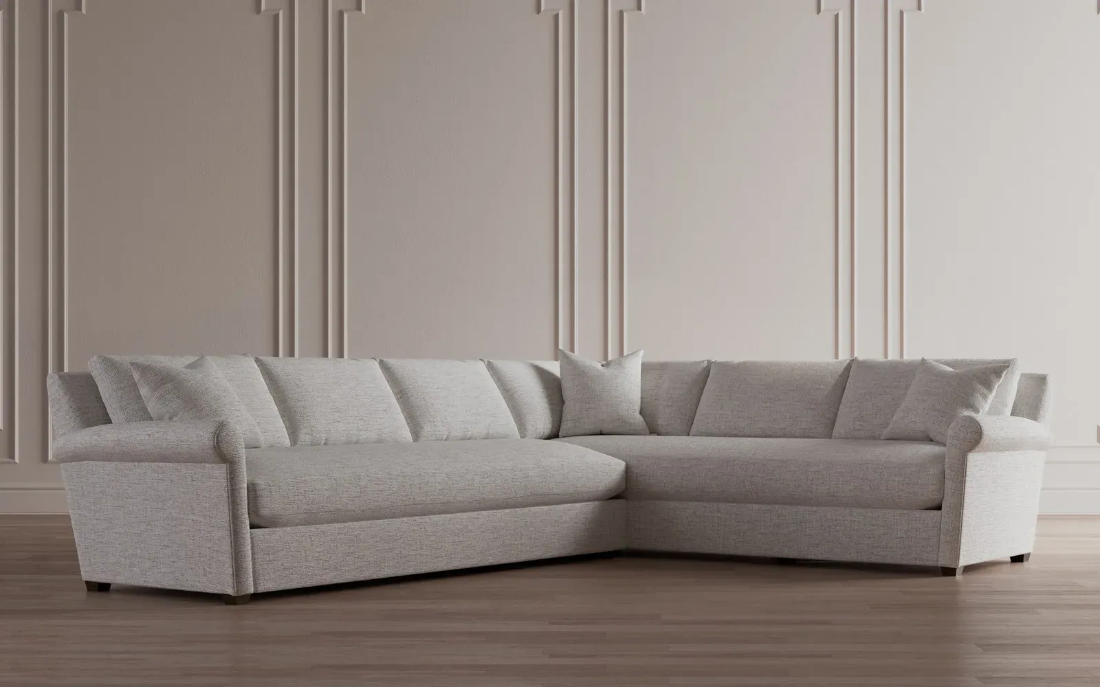 Ameerah L-Shaped Corner Sectional - Sea Salt