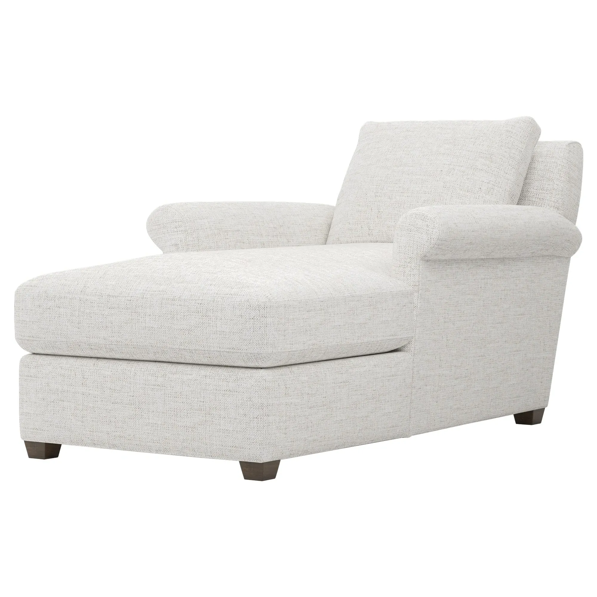 Ameerah Performance Chaise - Heathered Ivory
