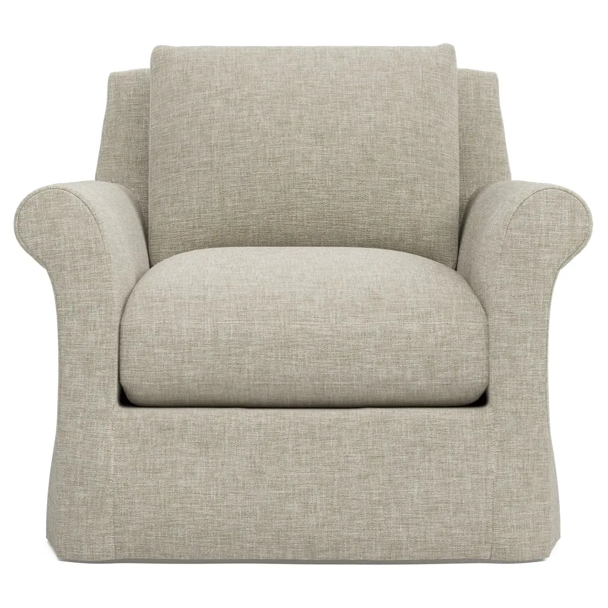 Ameerah Performance Slipcovered Chair - Baby Fawn