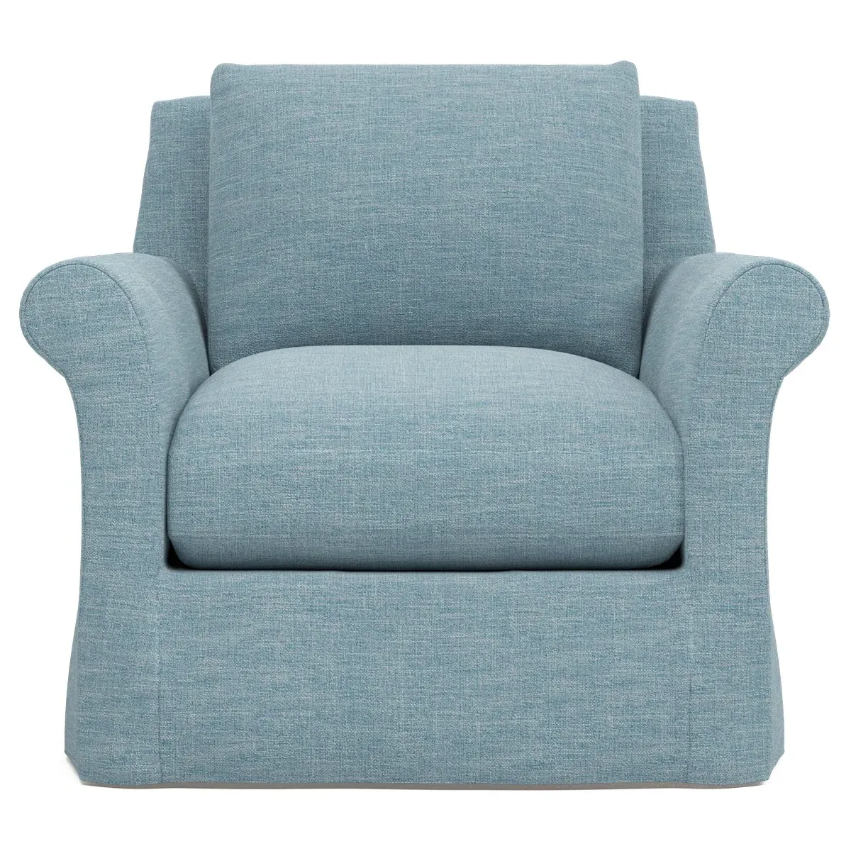 Ameerah Performance Slipcovered Chair - Eggshell Blue