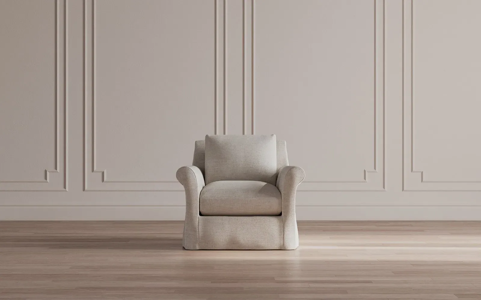 Ameerah Performance Slipcovered Chair - Straw