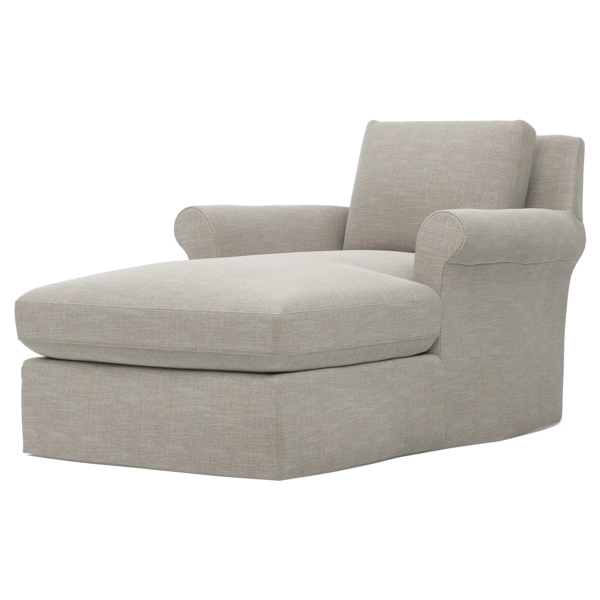 Ameerah Performance Slipcovered Chaise - Dove