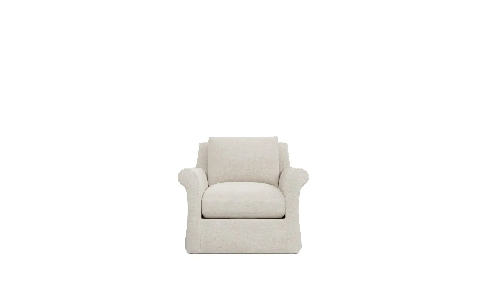 Ameerah Slipcovered Chair - Pearl
