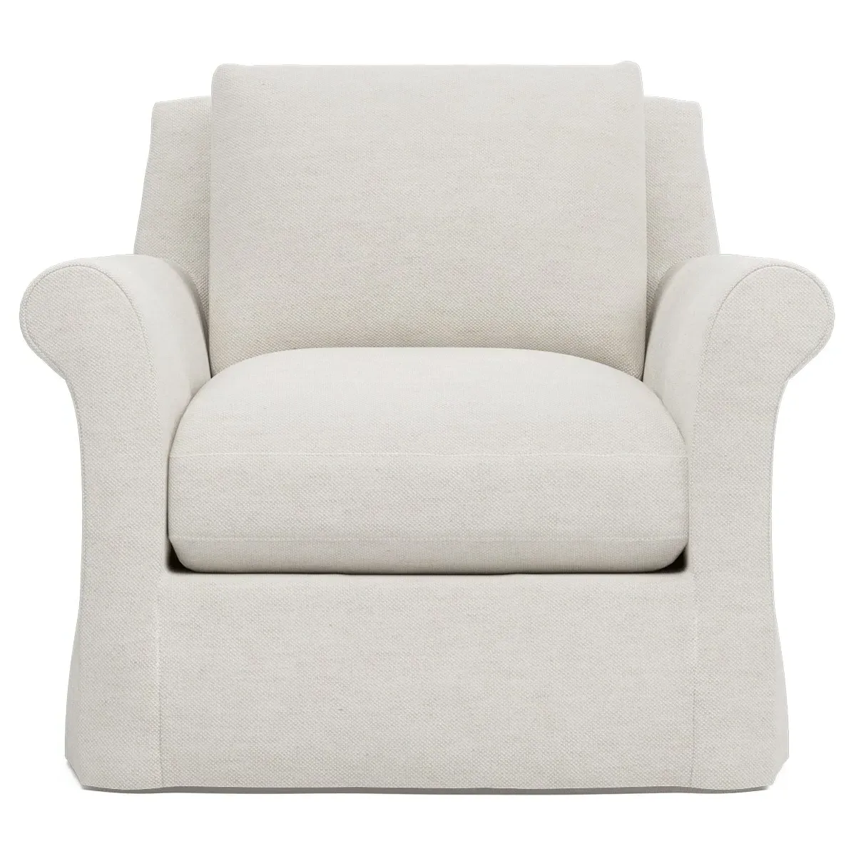 Ameerah Slipcovered Chair - Pearl