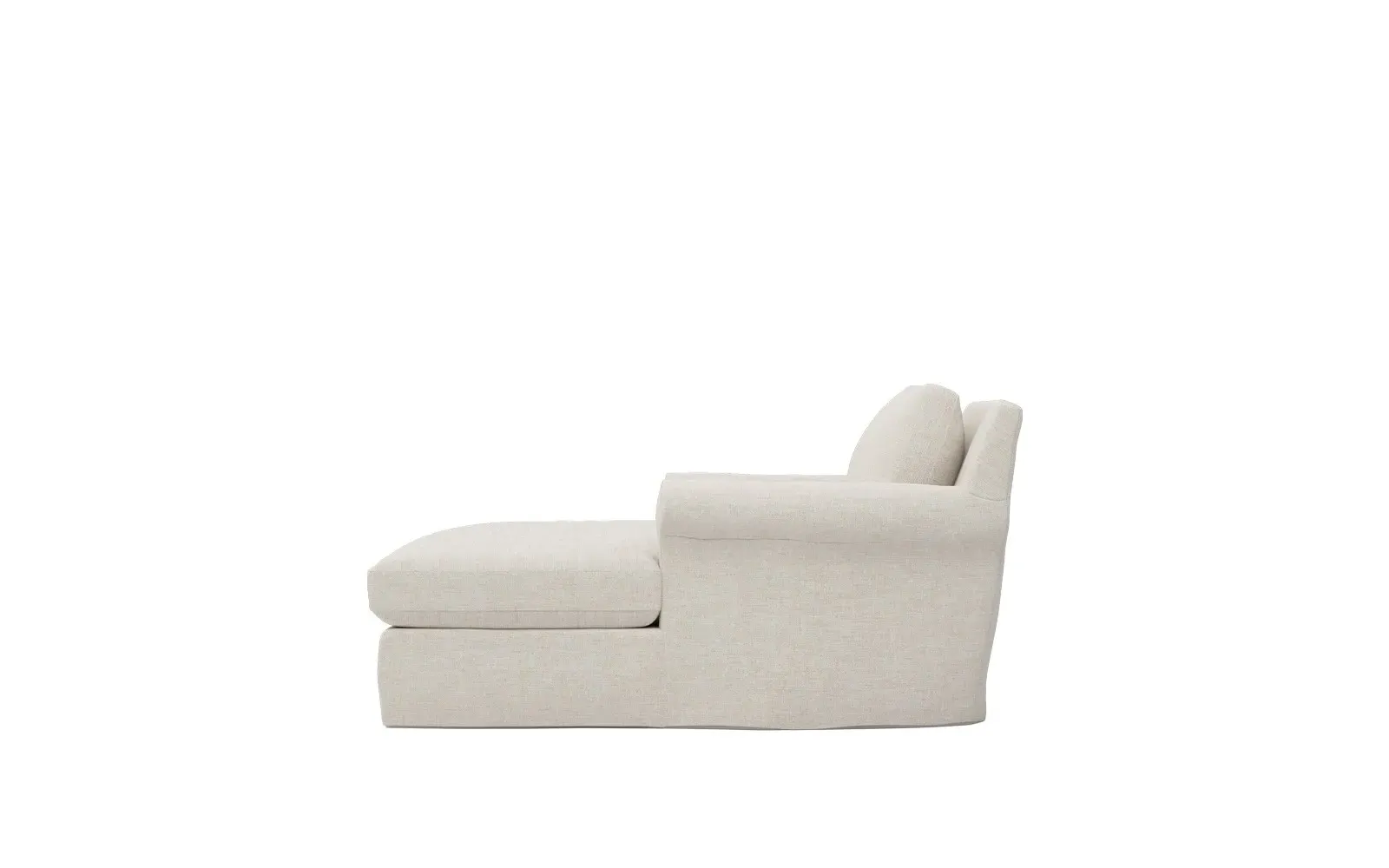 Ameerah Slipcovered Chaise - Sea Salt