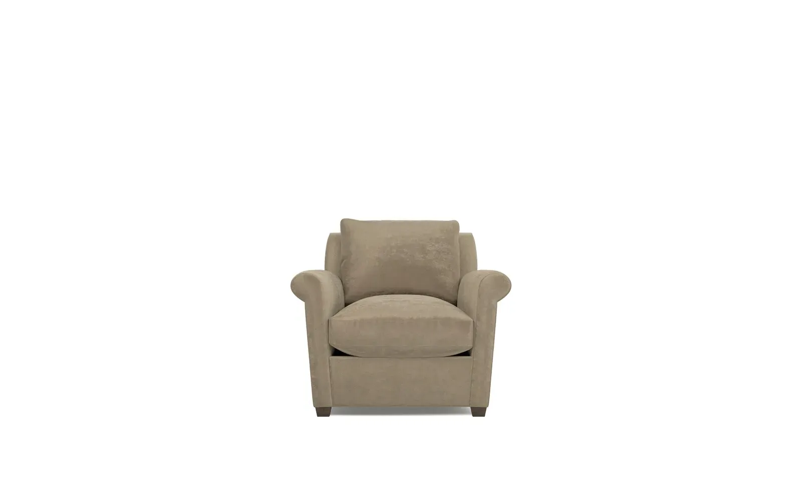 Ameerah Velvet Chair - Wheat