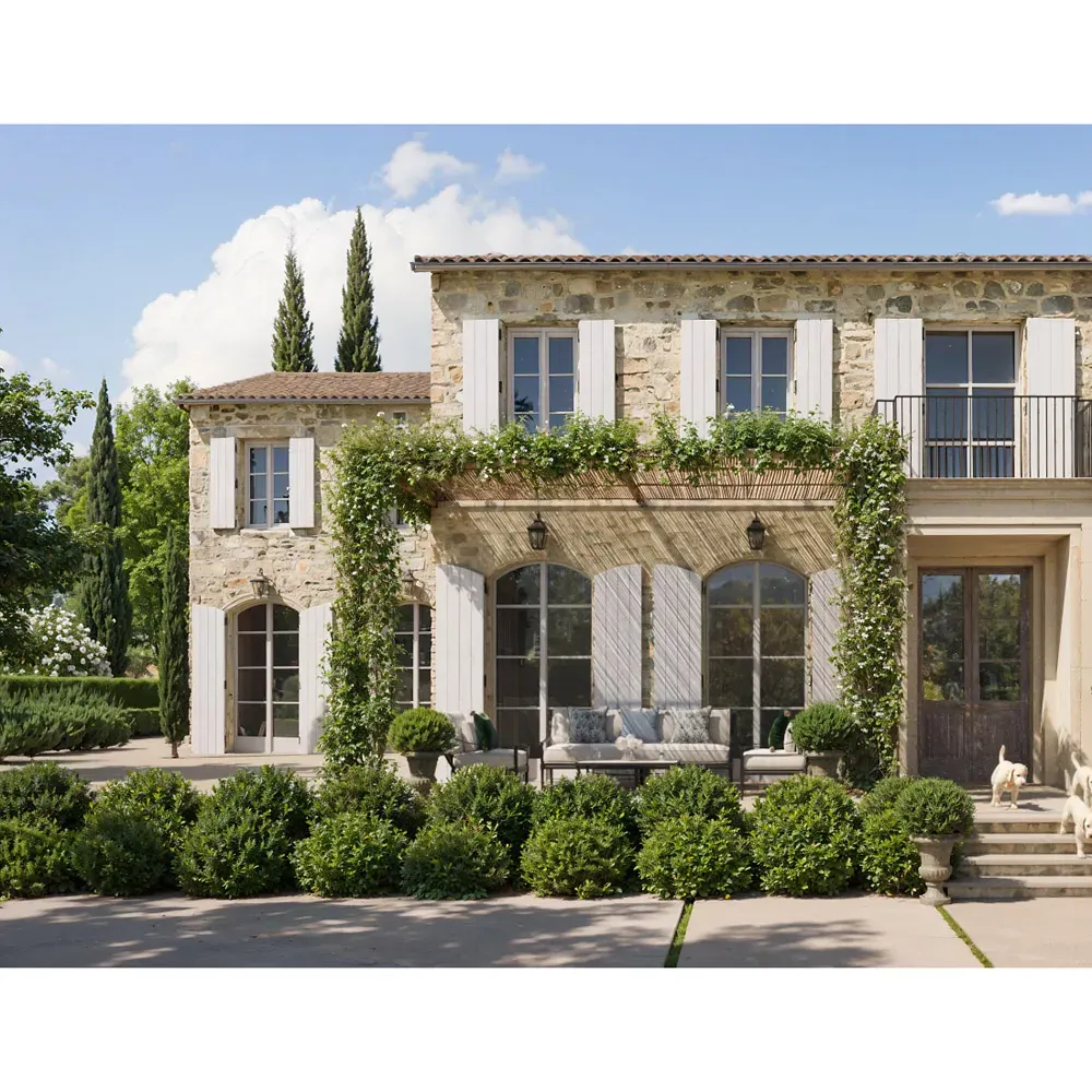 Amelia French Square Throw Pillow - Green, Sunbrella Acrylic