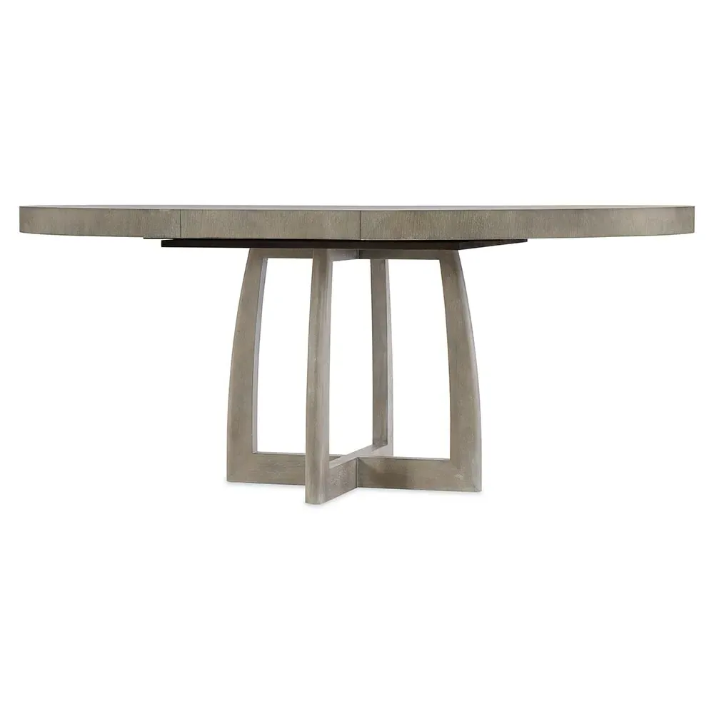 Amelia Round Extendable Dining Table - Grey, Oak