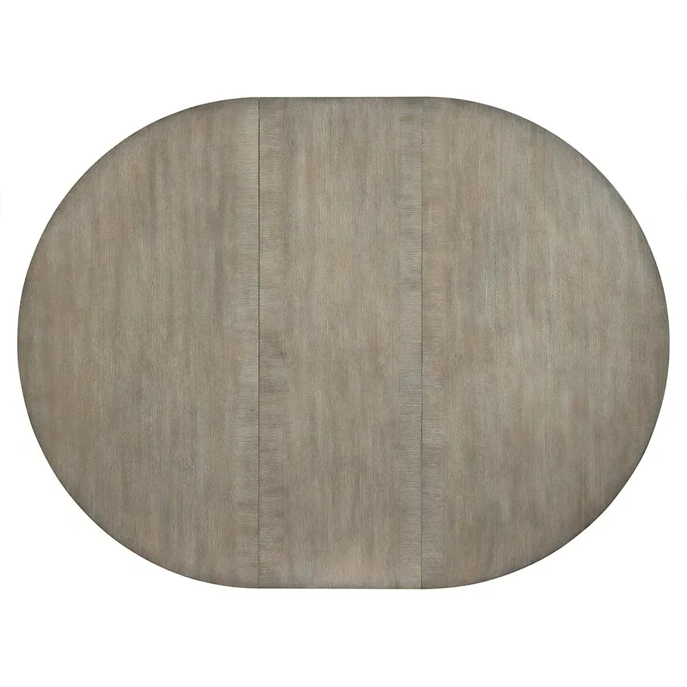 Amelia Round Extendable Dining Table - Grey, Oak