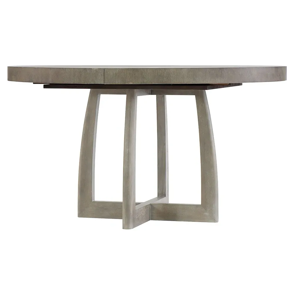 Amelia Round Extendable Dining Table - Grey, Oak image