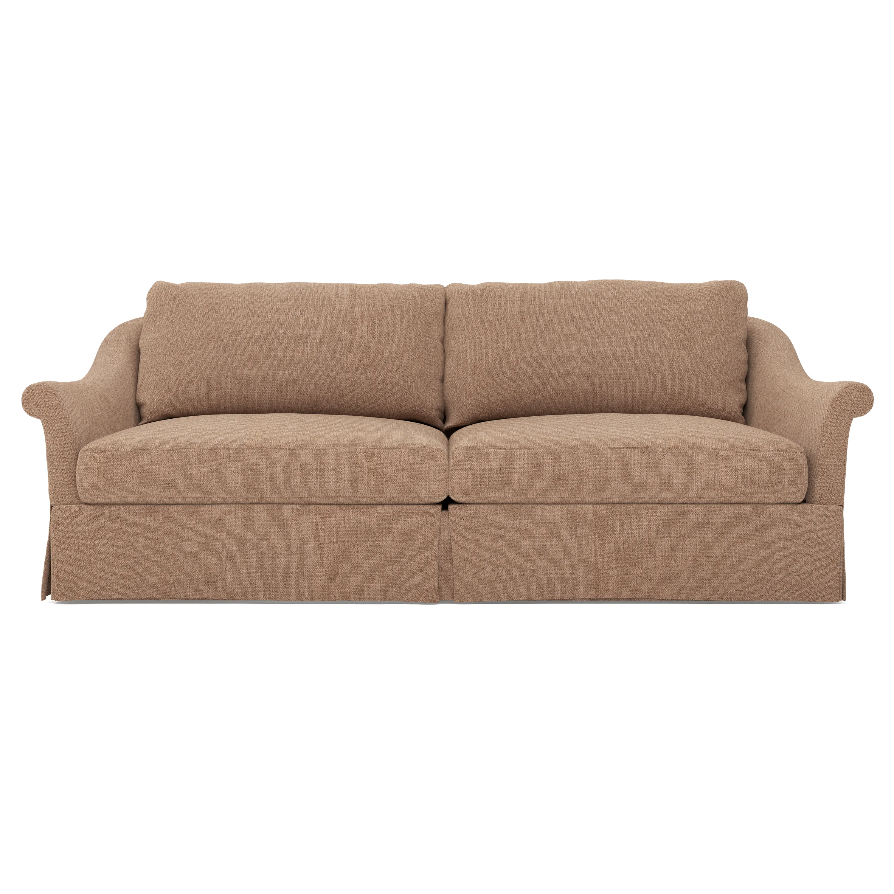 Amelie 3-Seater Slipcovered Sofa - Copper