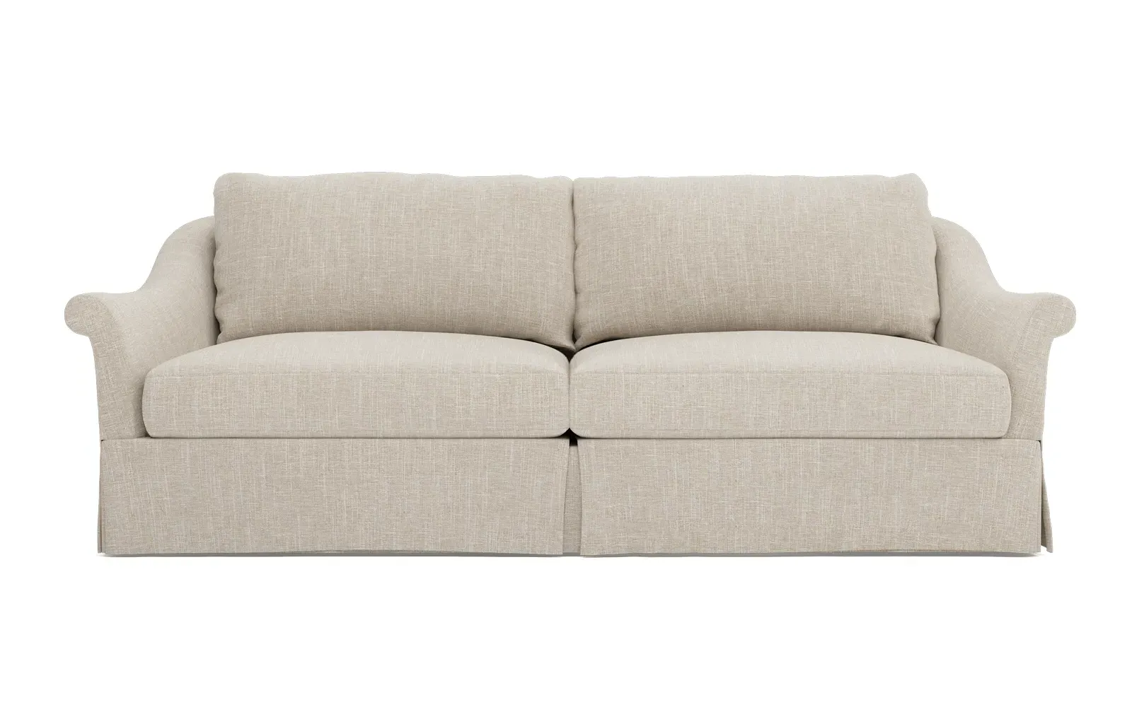 Amelie 3-Seater Slipcovered Sofa - Sand