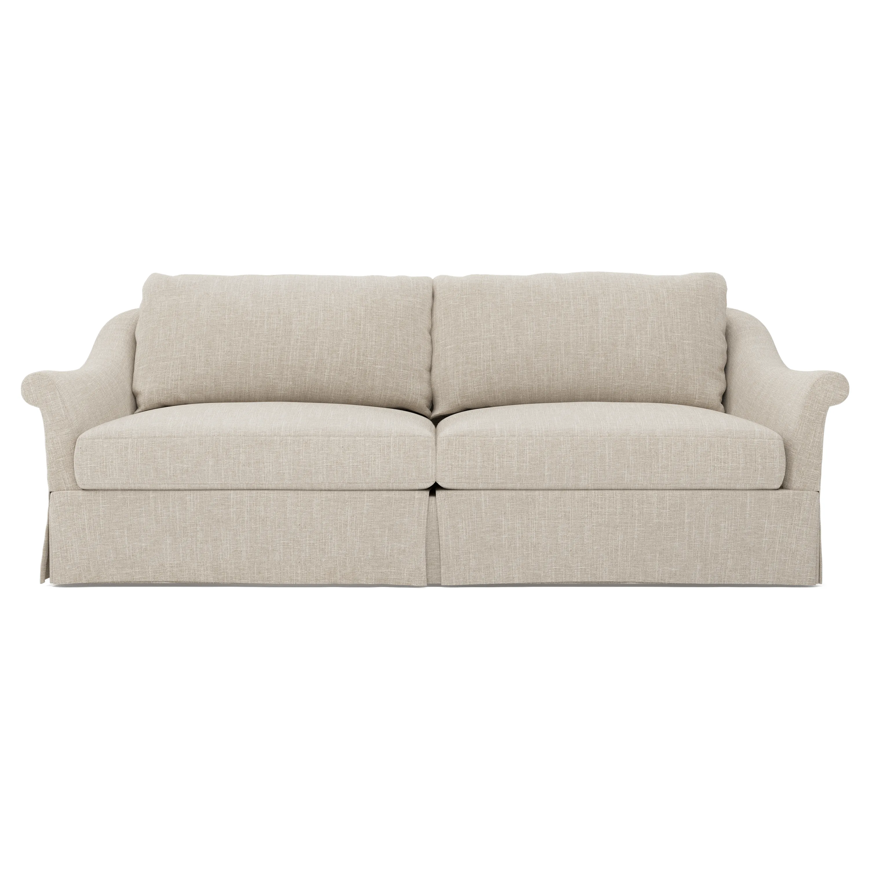 Amelie 3-Seater Slipcovered Sofa - Sand
