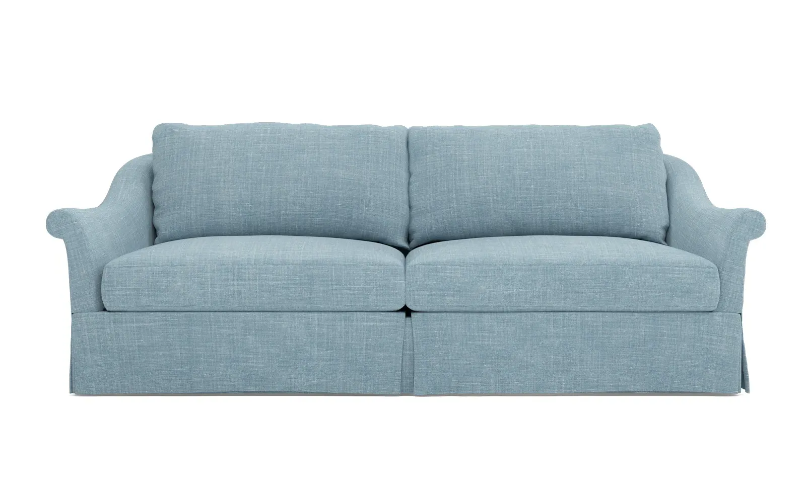 Amelie 92" Slipcovered Sofa - Serene Sky