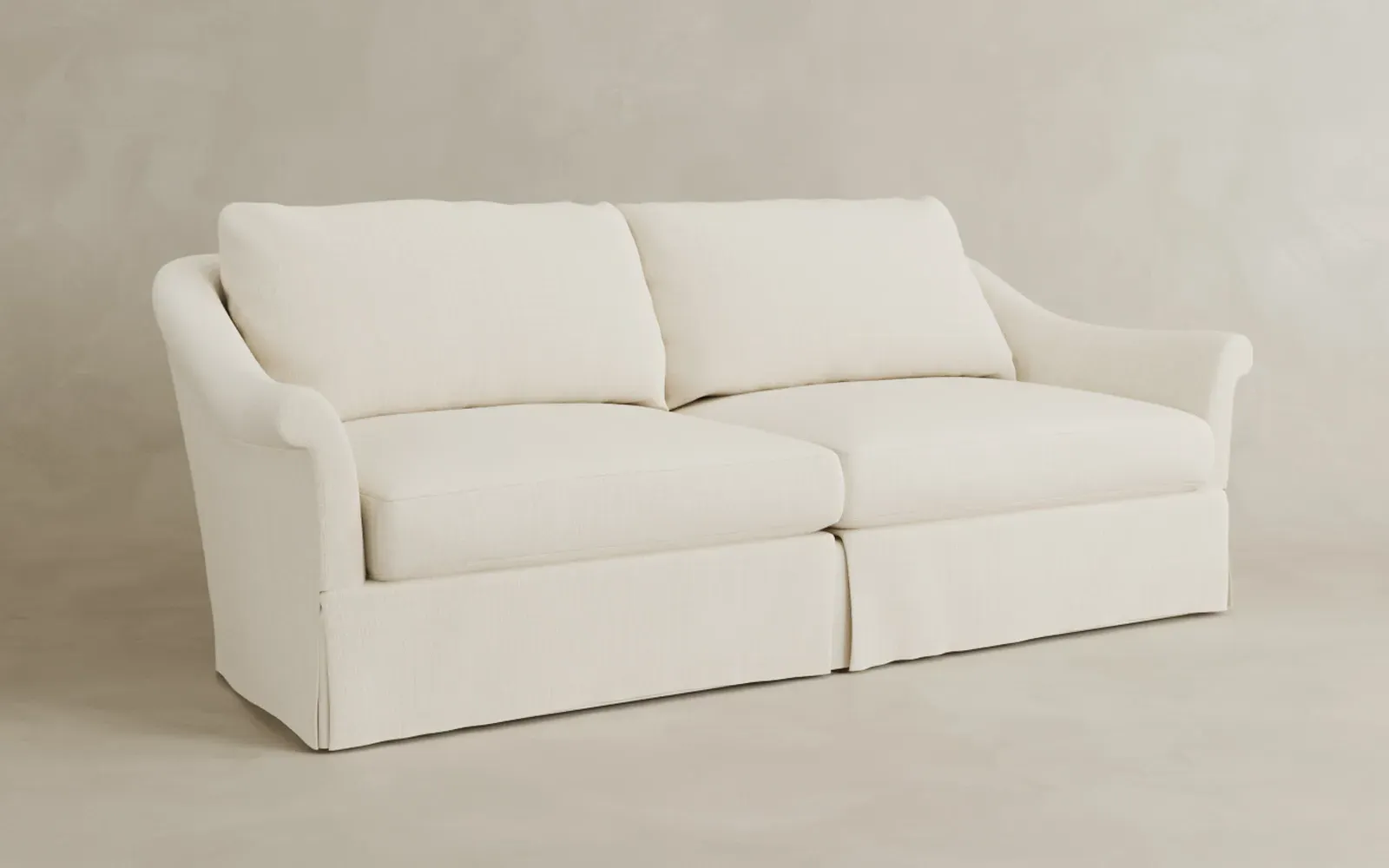 Amelie 92" Slipcovered Sofa - Serene Sky