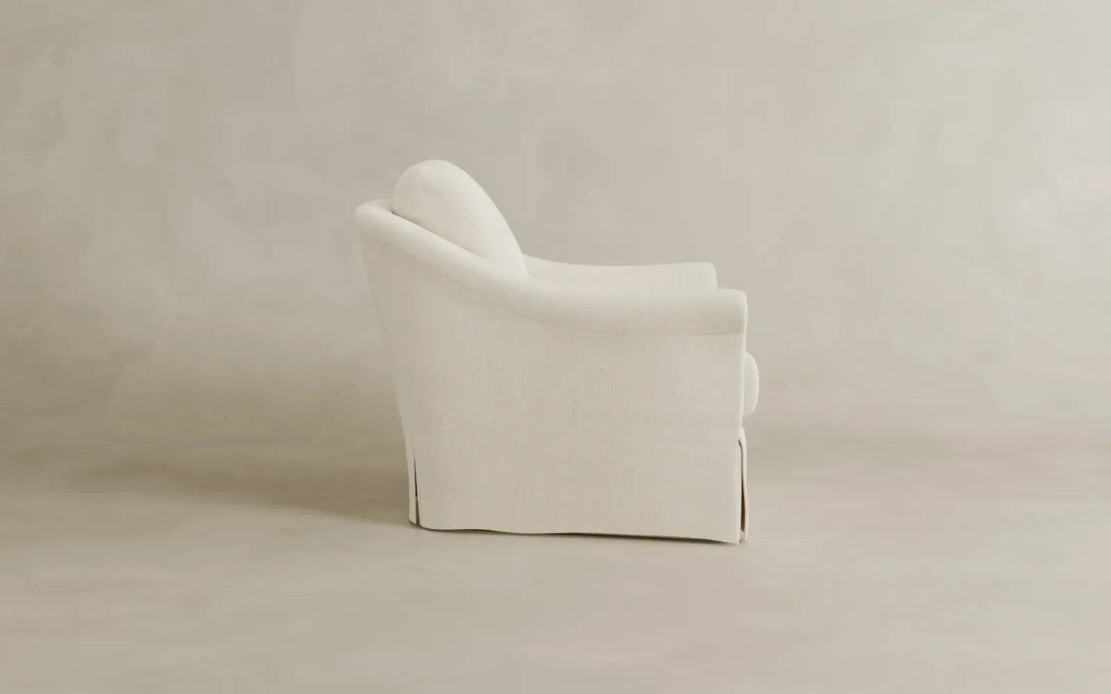 Amelie Slipcovered Chair - Apricot