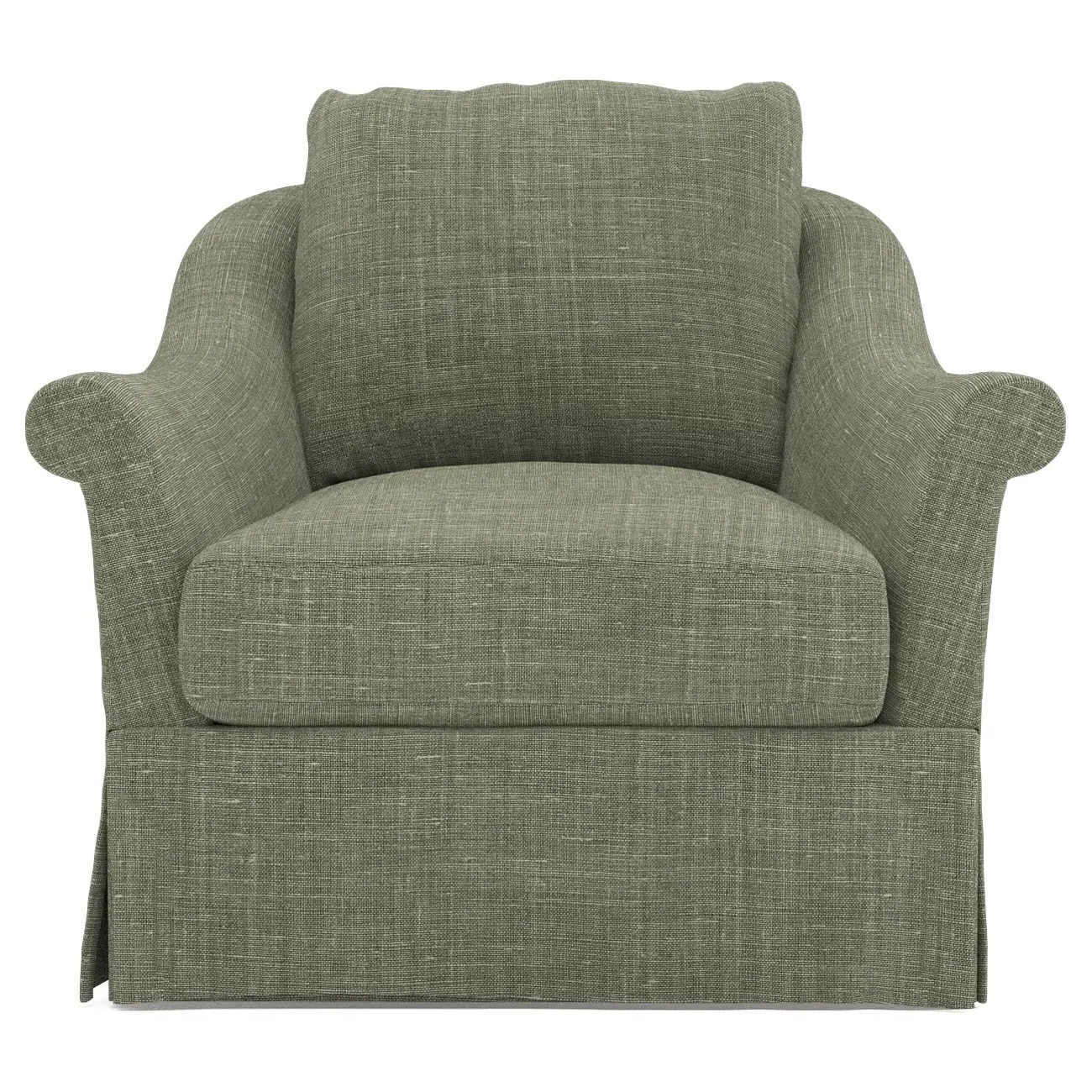 Amelie Slipcovered Chair - Moss image