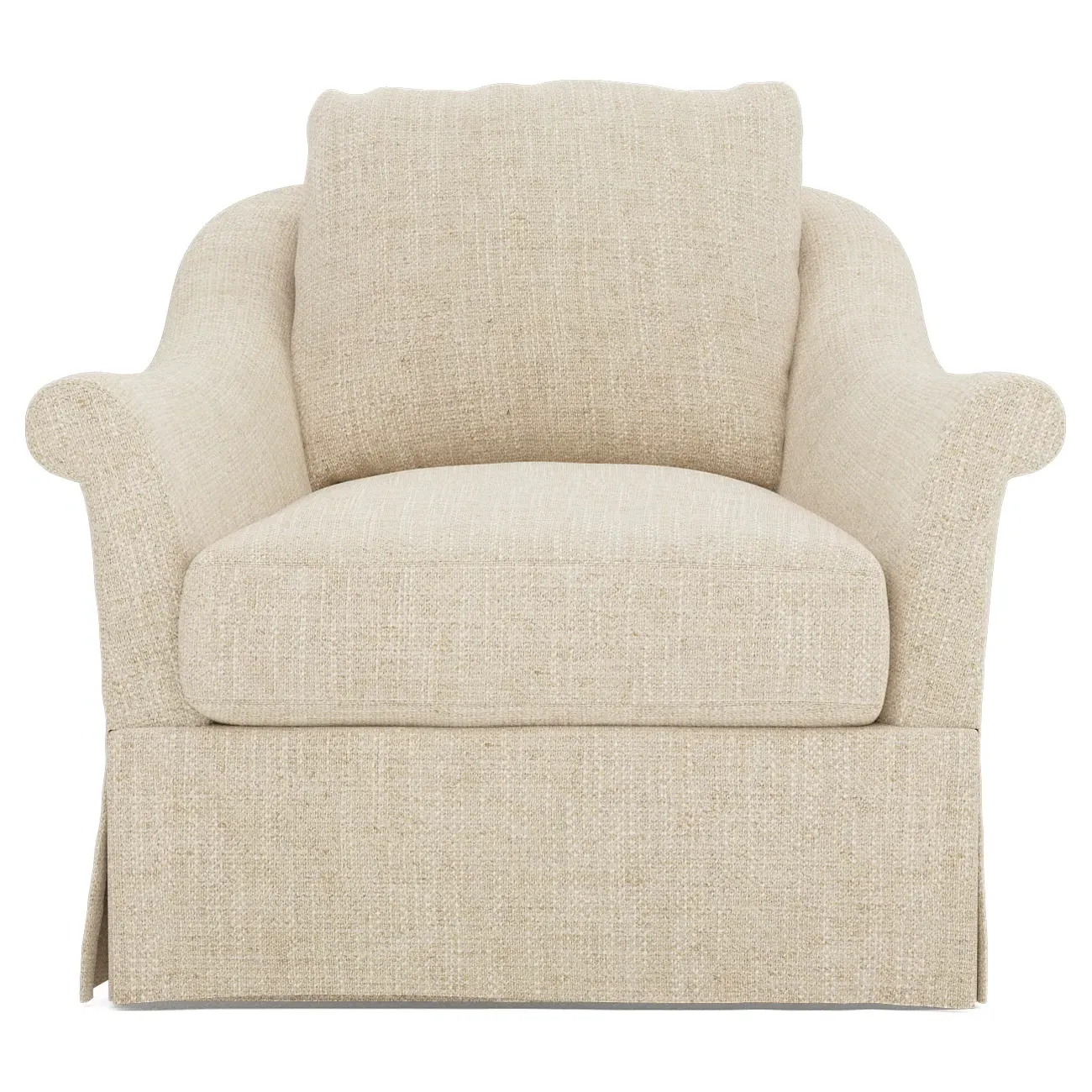 Amelie Slipcovered Chair - Warm Oatmeal