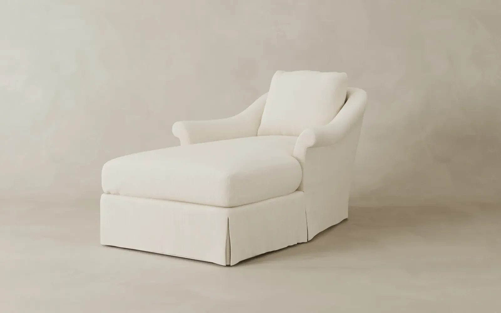 Amelie Slipcovered Chaise - Serene Sky