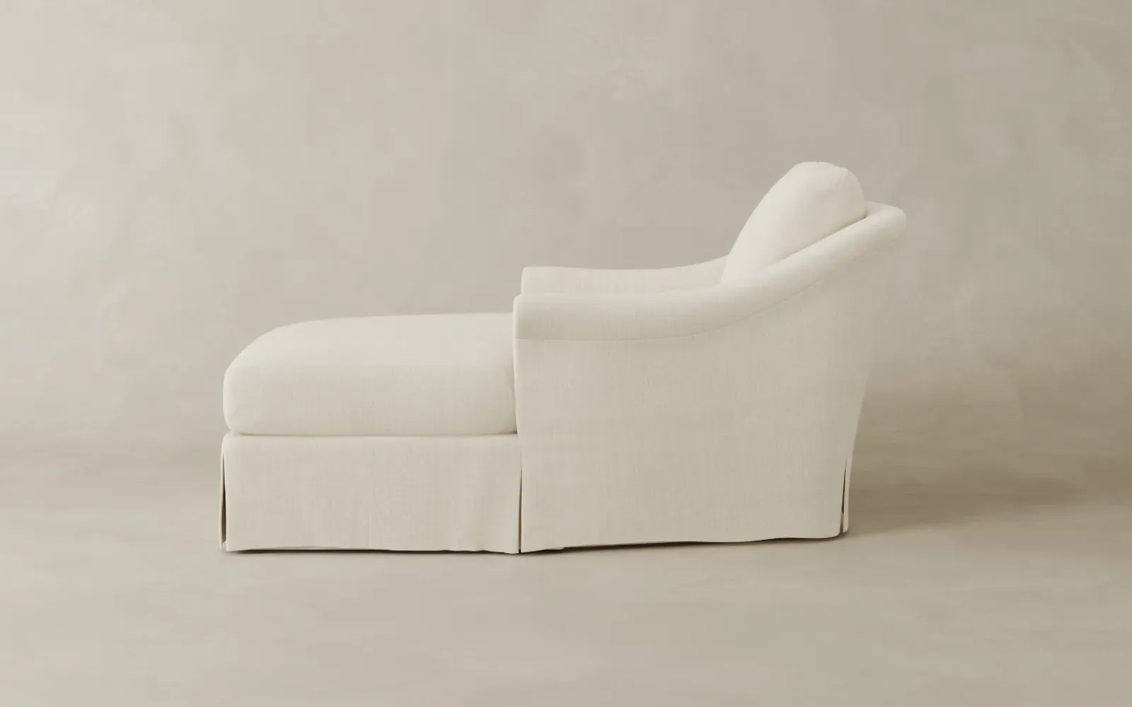 Amelie Slipcovered Chaise - Serene Sky