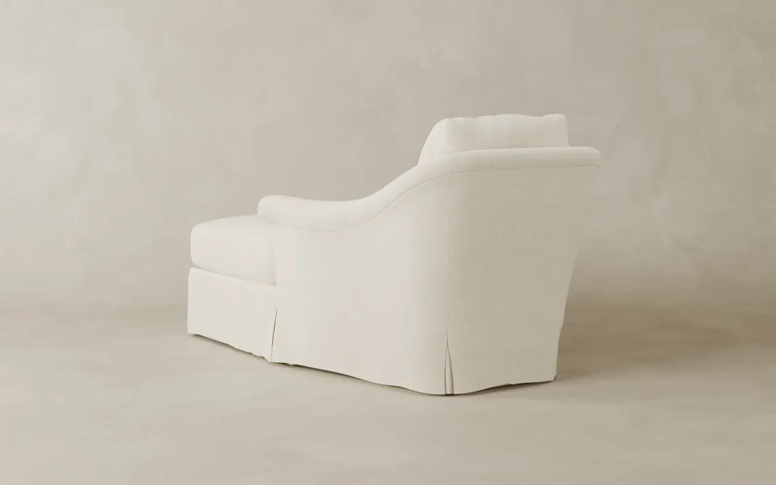 Amelie Slipcovered Chaise - Serene Sky