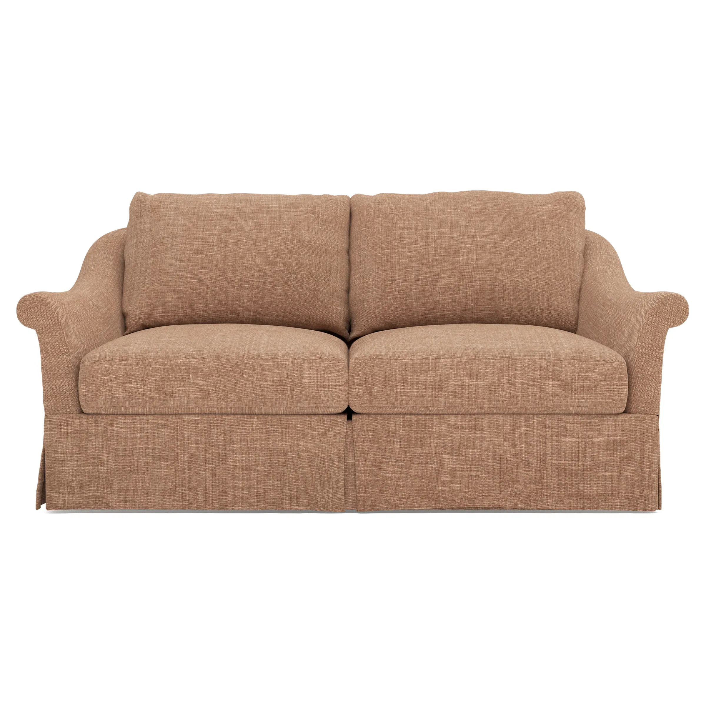 Amelie Slipcovered Loveseat - Apricot image