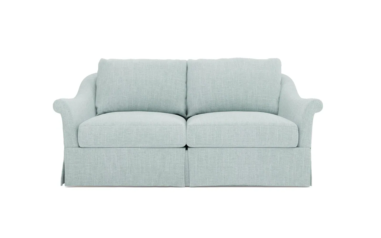 Amelie Slipcovered Loveseat - Coastal Sky