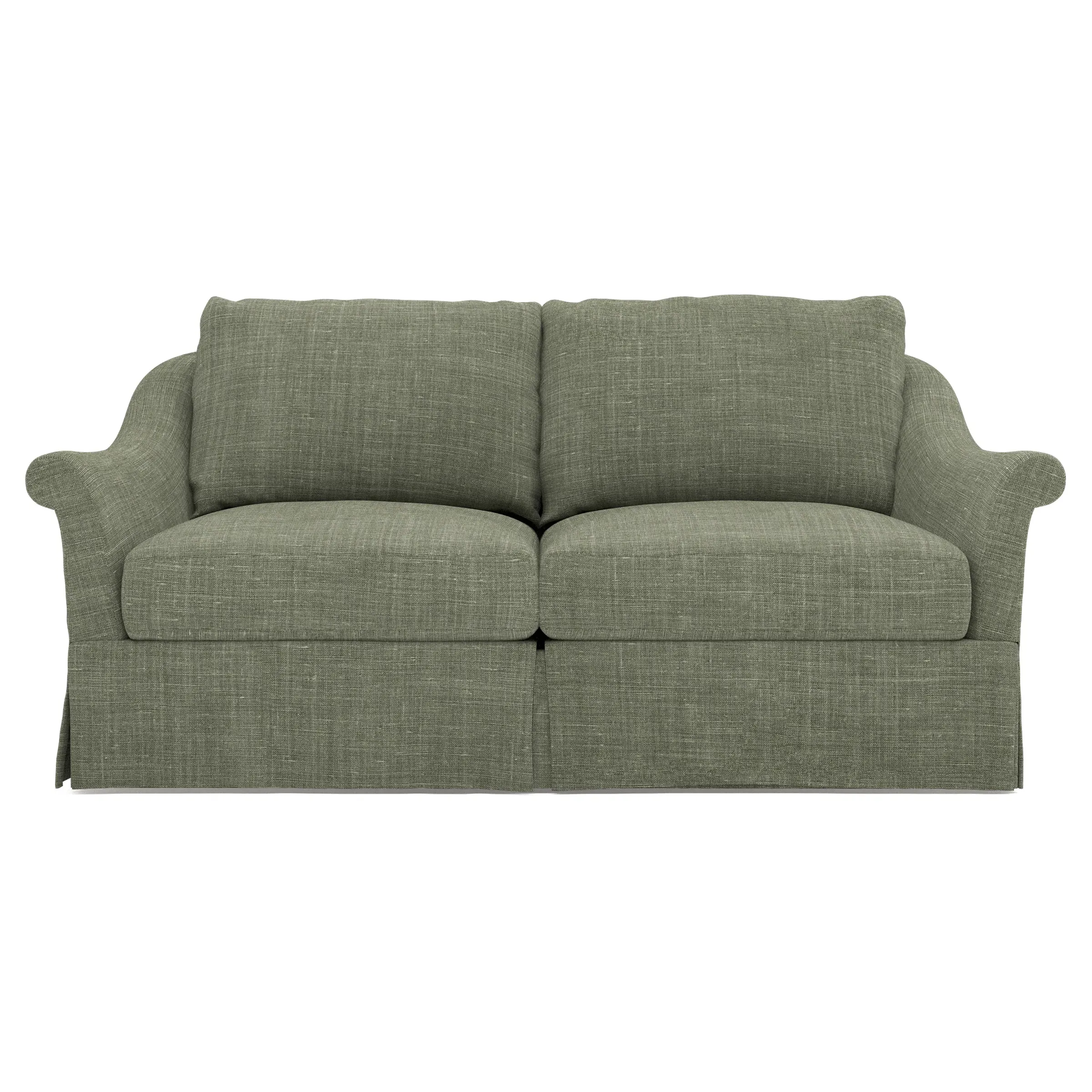 Amelie Slipcovered Loveseat - Moss